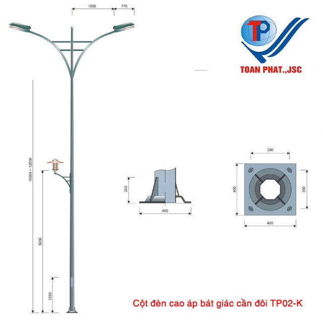 Cột đèn TP02-K