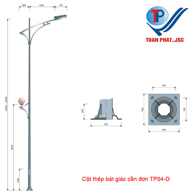 Cột đèn TP04-D