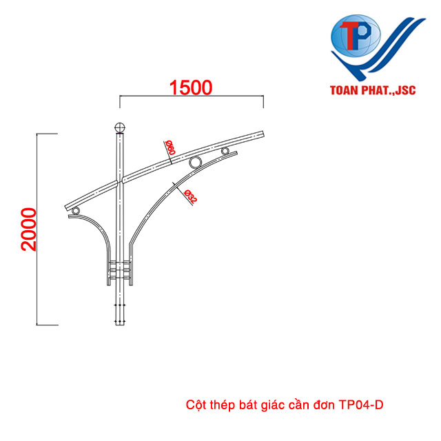 Cột đèn TP04-D