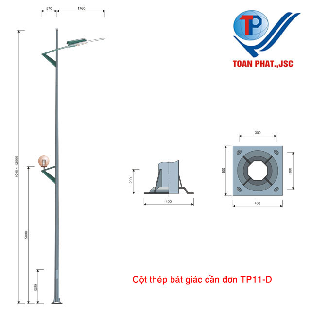 Cột đèn TP11-D