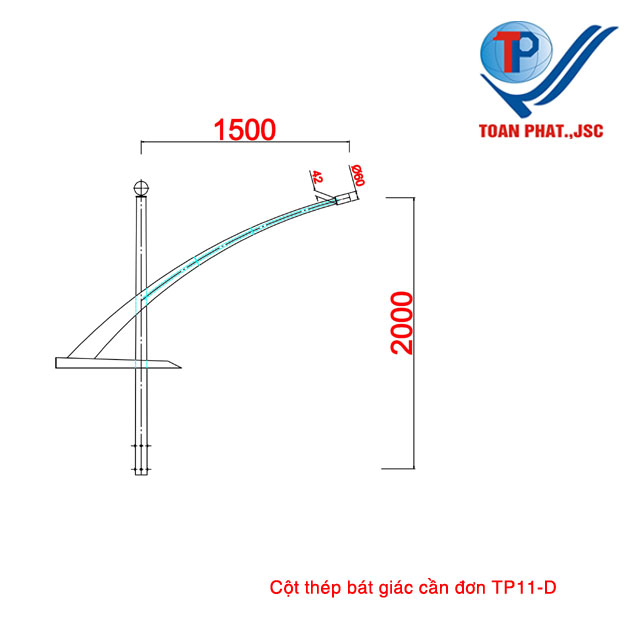 Cột đèn TP11-D