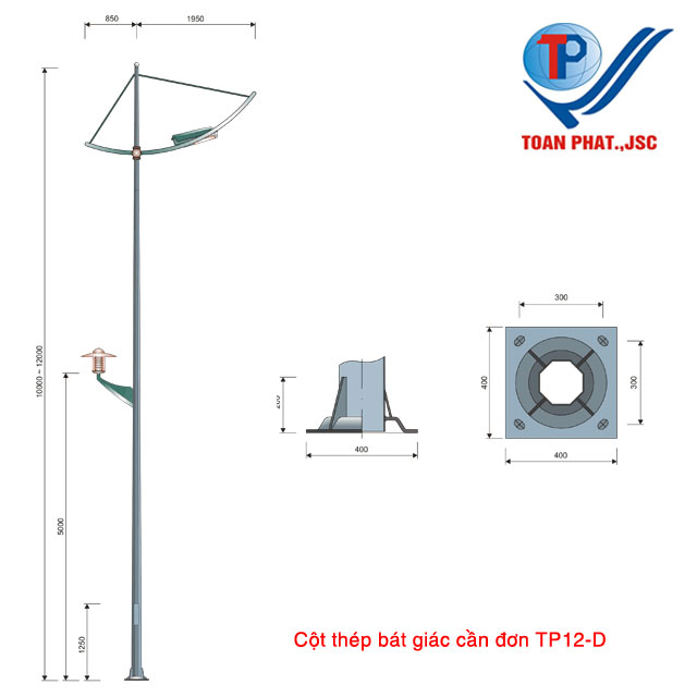 Cột đèn TP12-D