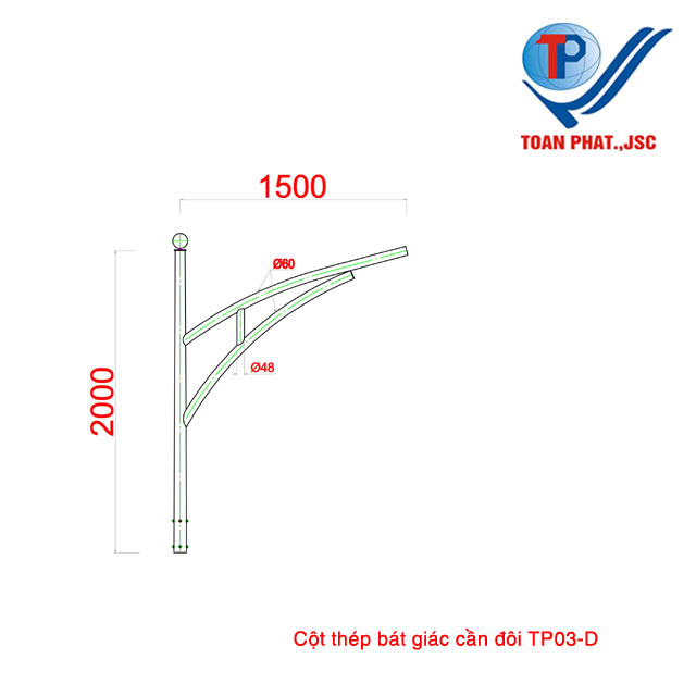 Cột đèn TP03-D